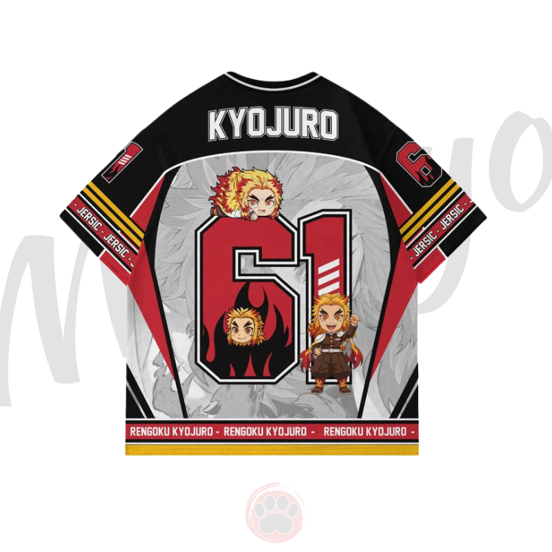 Jersey Demon Slayer Rengoku