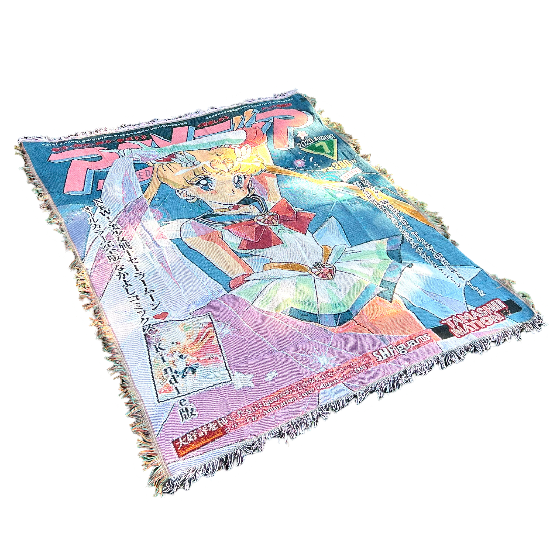 Vintage Moon Girl Tapestry