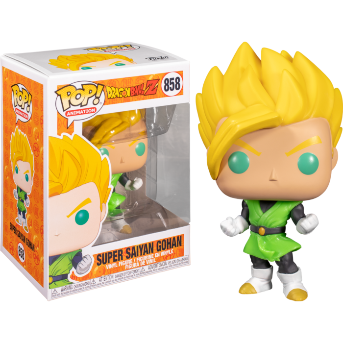 Funko Pop! Dragon Ball Z - Super Saiyan Gohan in Green Suit #858