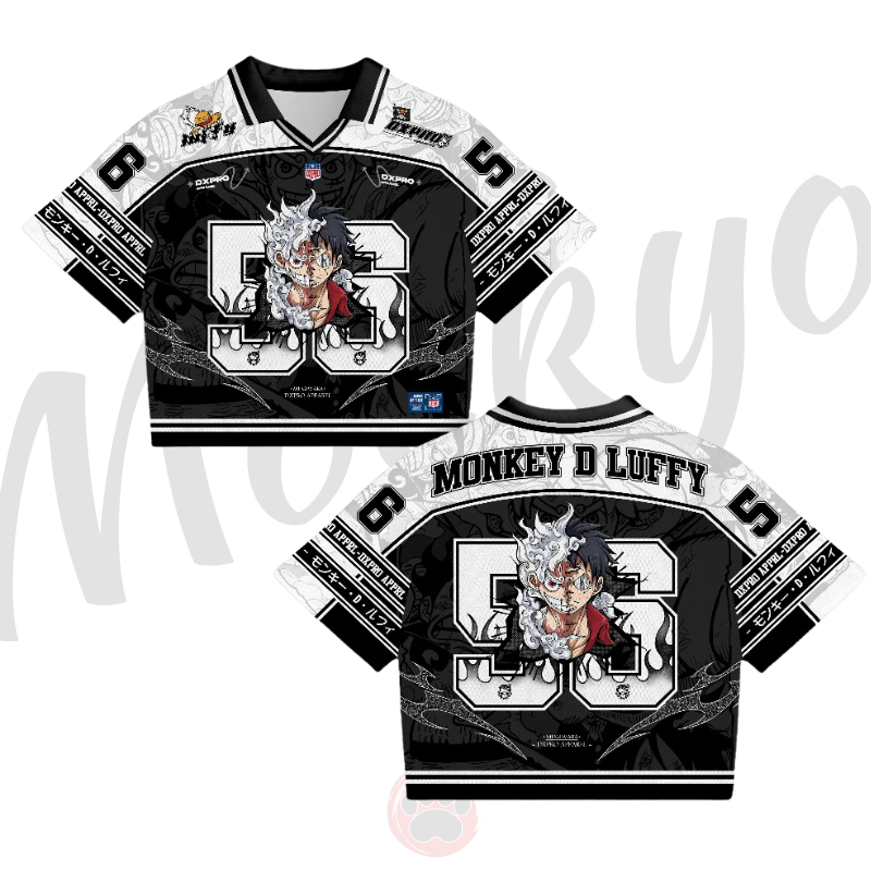 JERSEY BOXY OP-LUFFY 56 BLACK WHITE SERIES