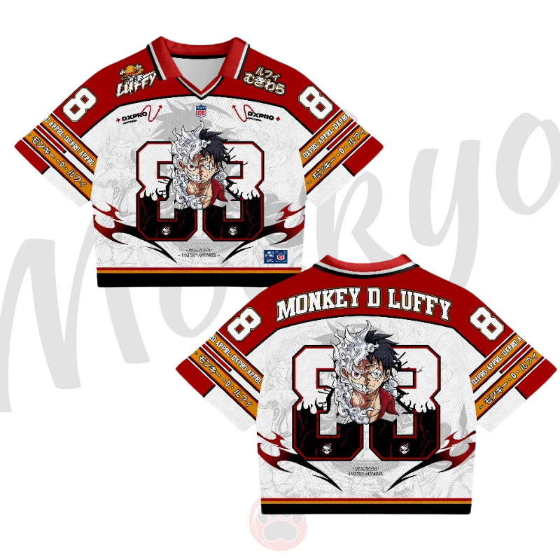 JERSEY BOXY OP-LUFFY RED 88 NUMBER