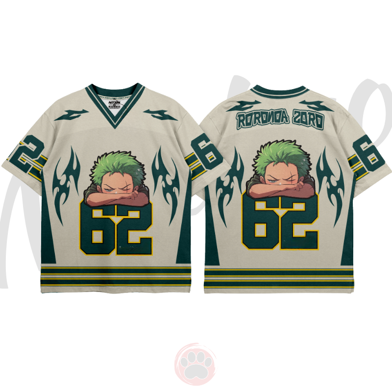 Jersey Vintage Anime Roronoa Zoro 62