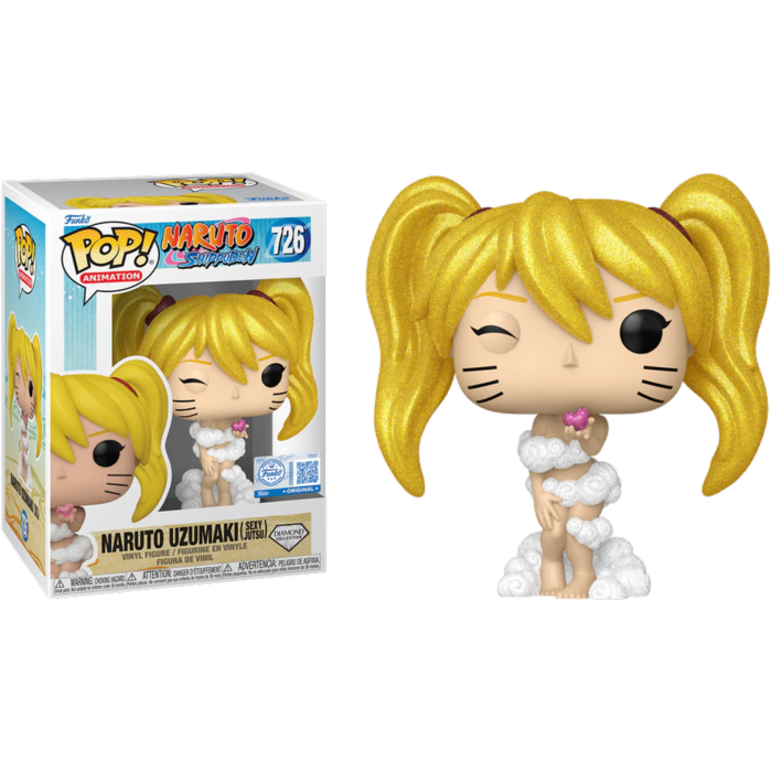 Funko Pop! Naruto: Shippuden - Naruto Uzumaki (Sexy Jutsu) Diamond Glitter #726