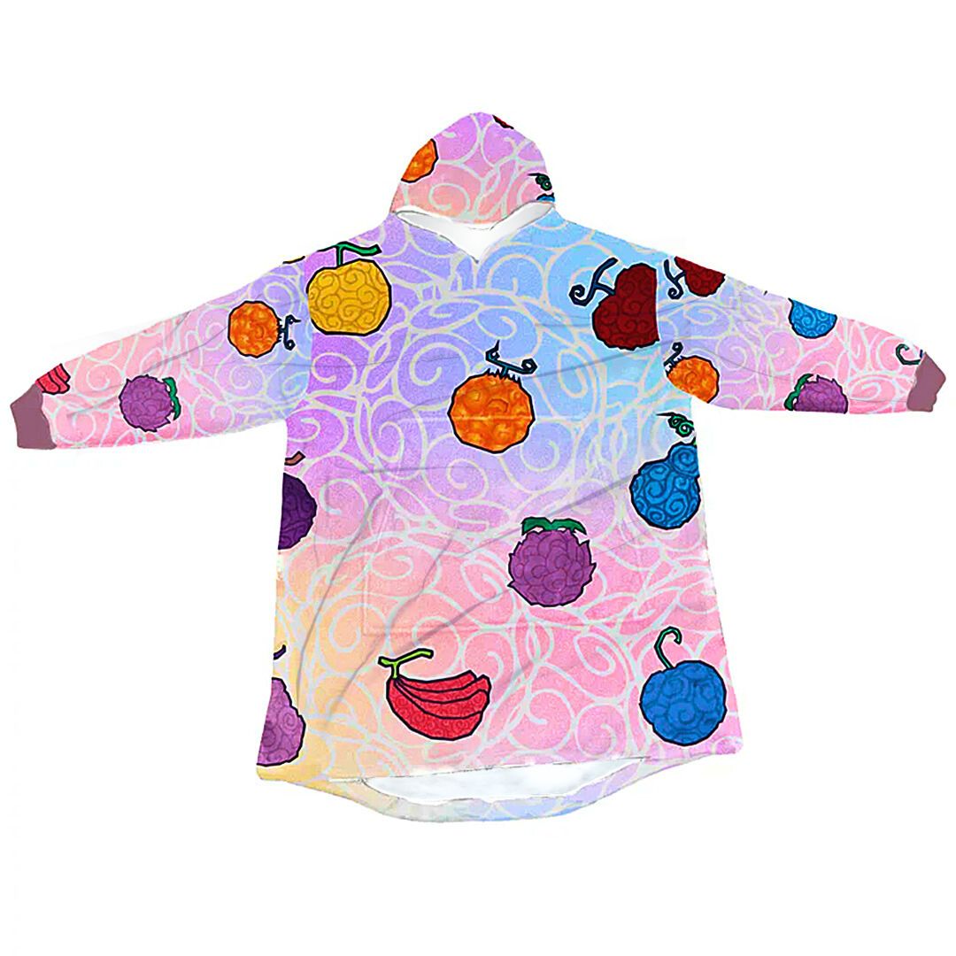 Devil Fruit Hoodie Blanket