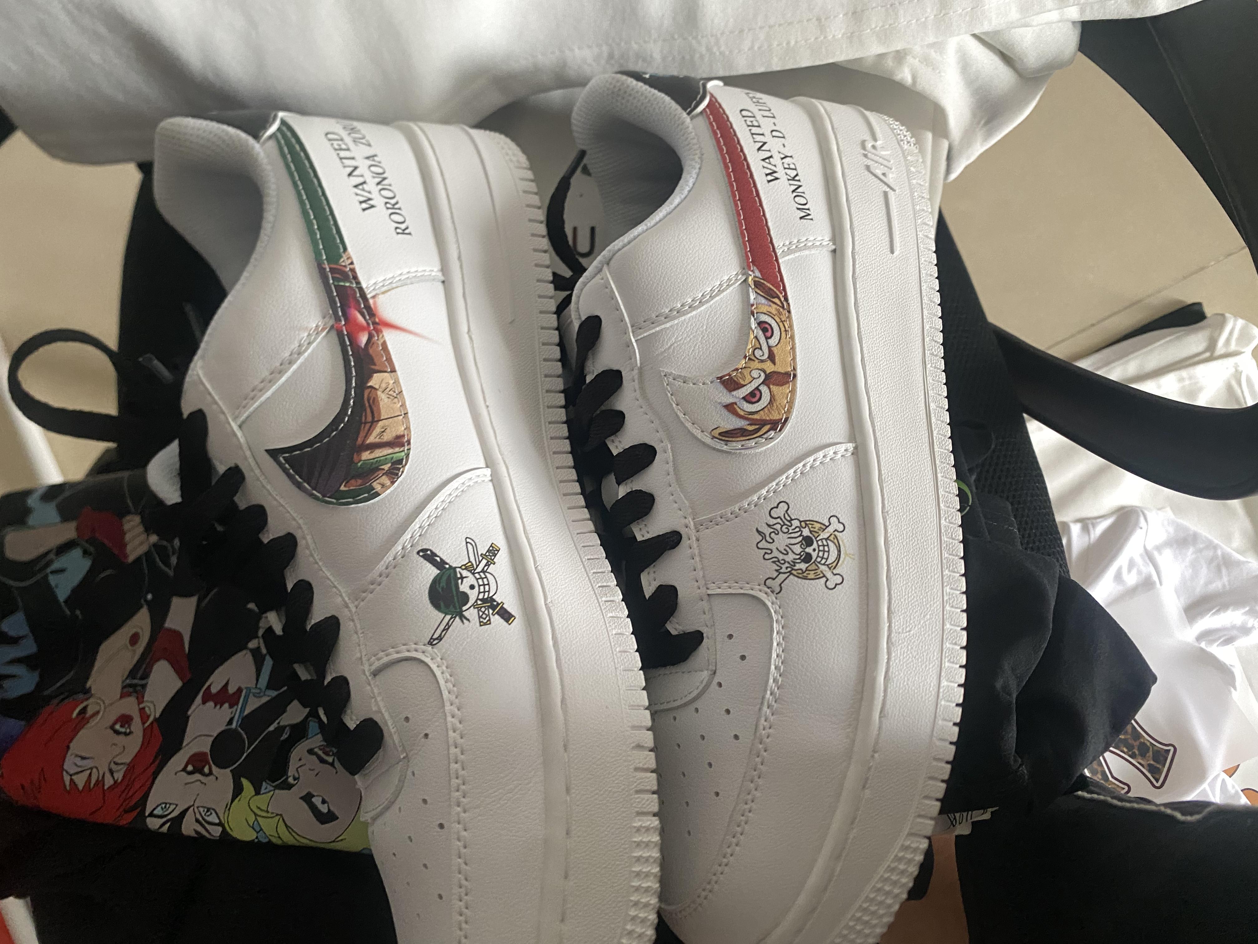 Customize Luffy & Zoro Shoes