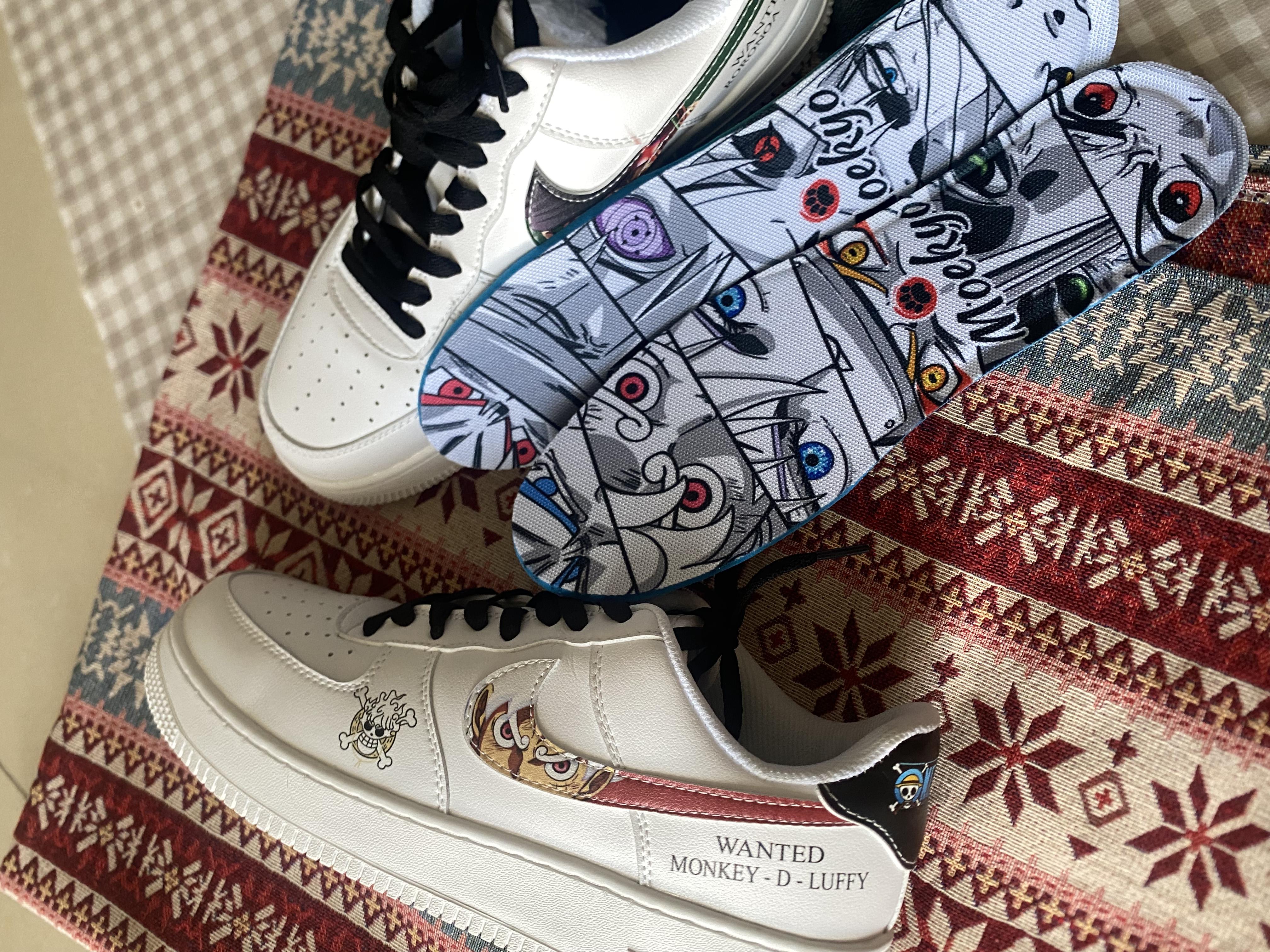 Customize Luffy & Zoro Shoes