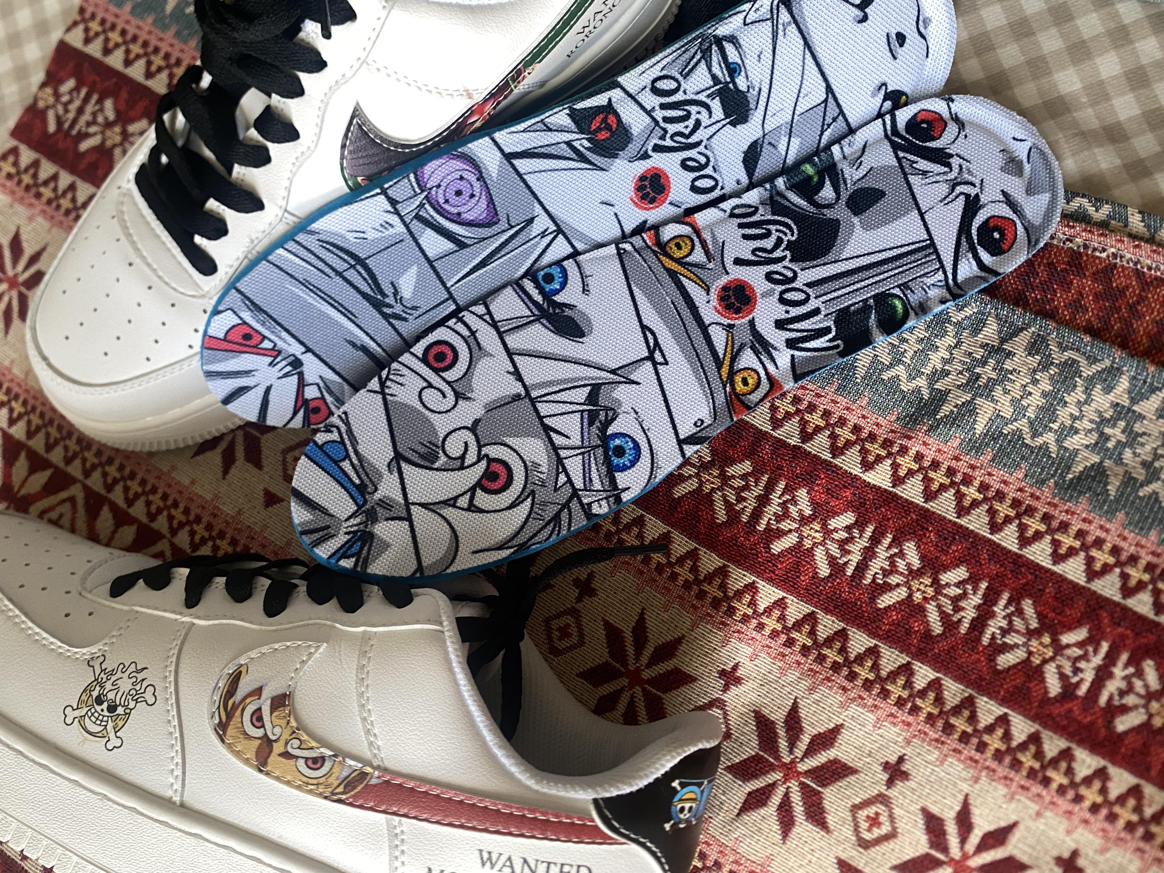 Customize Luffy & Zoro Shoes