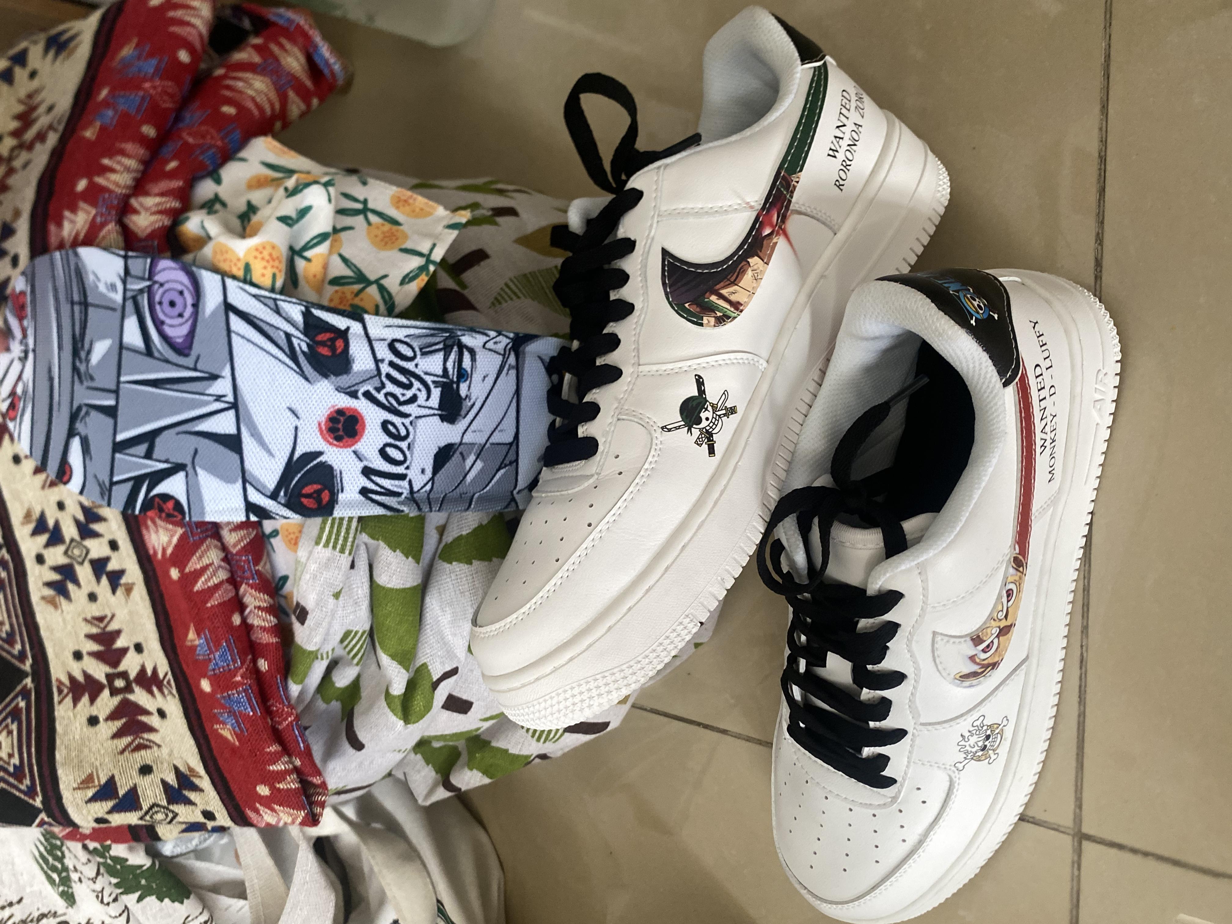 Customize Luffy & Zoro Shoes
