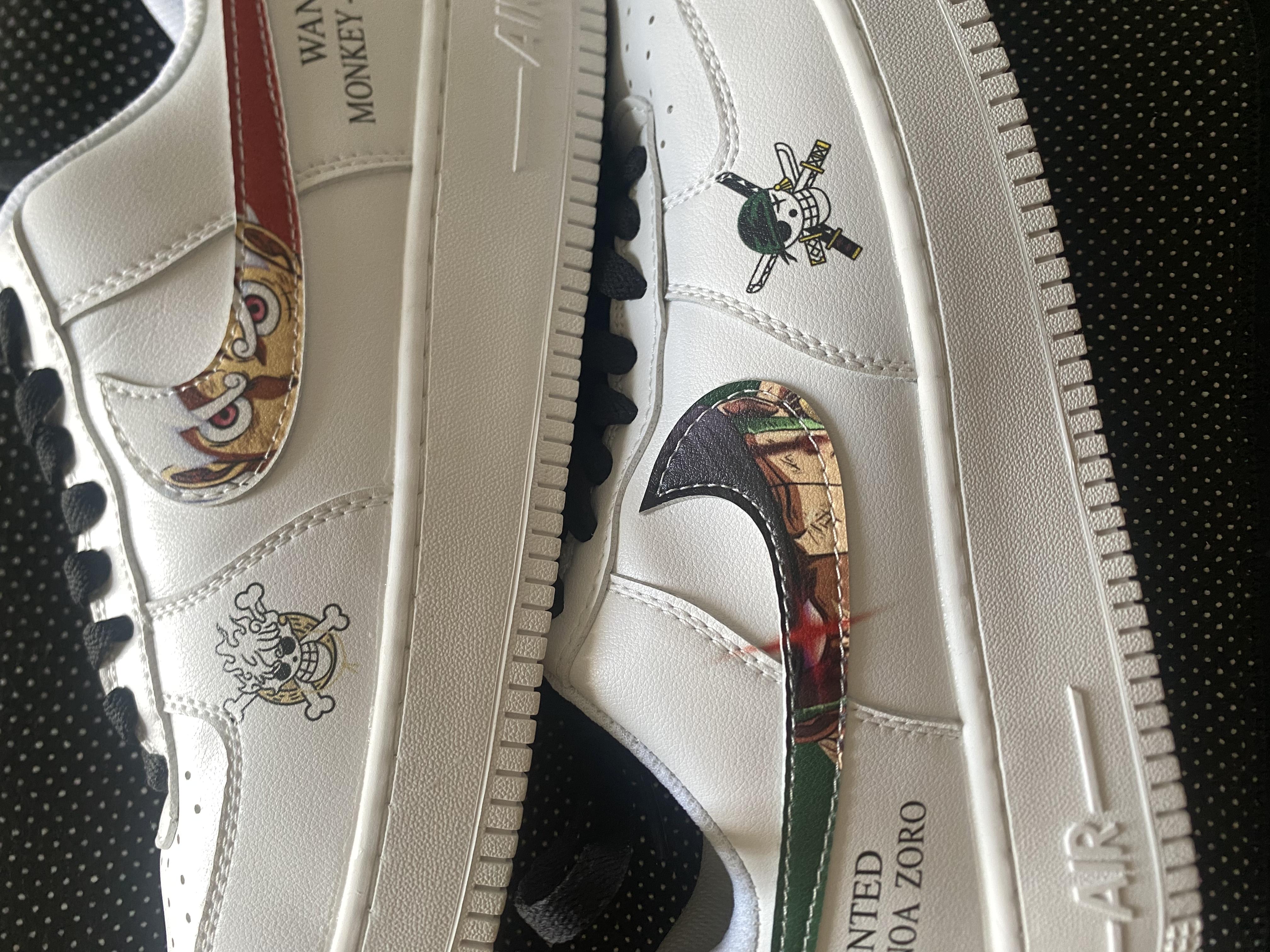 Customize Luffy & Zoro Shoes