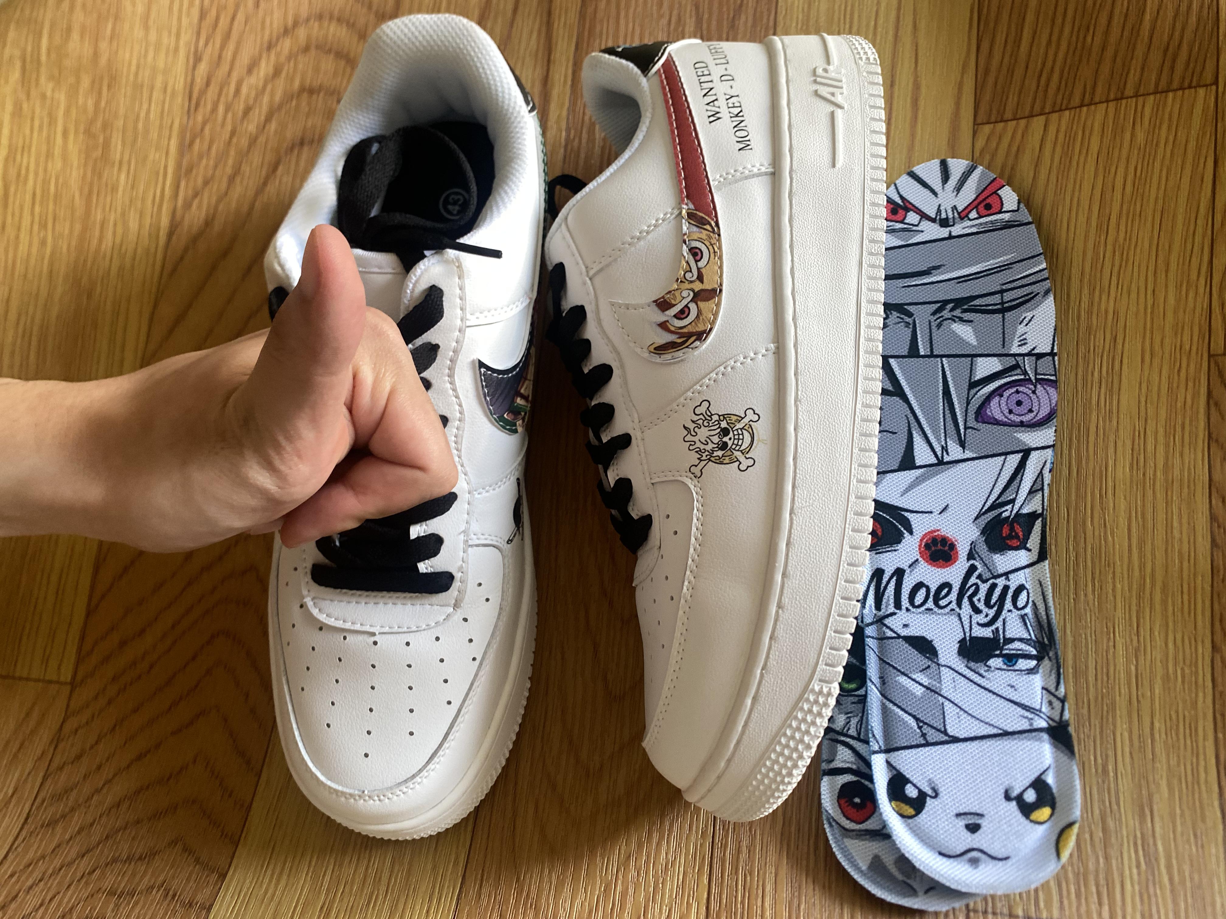 Customize Luffy & Zoro Shoes