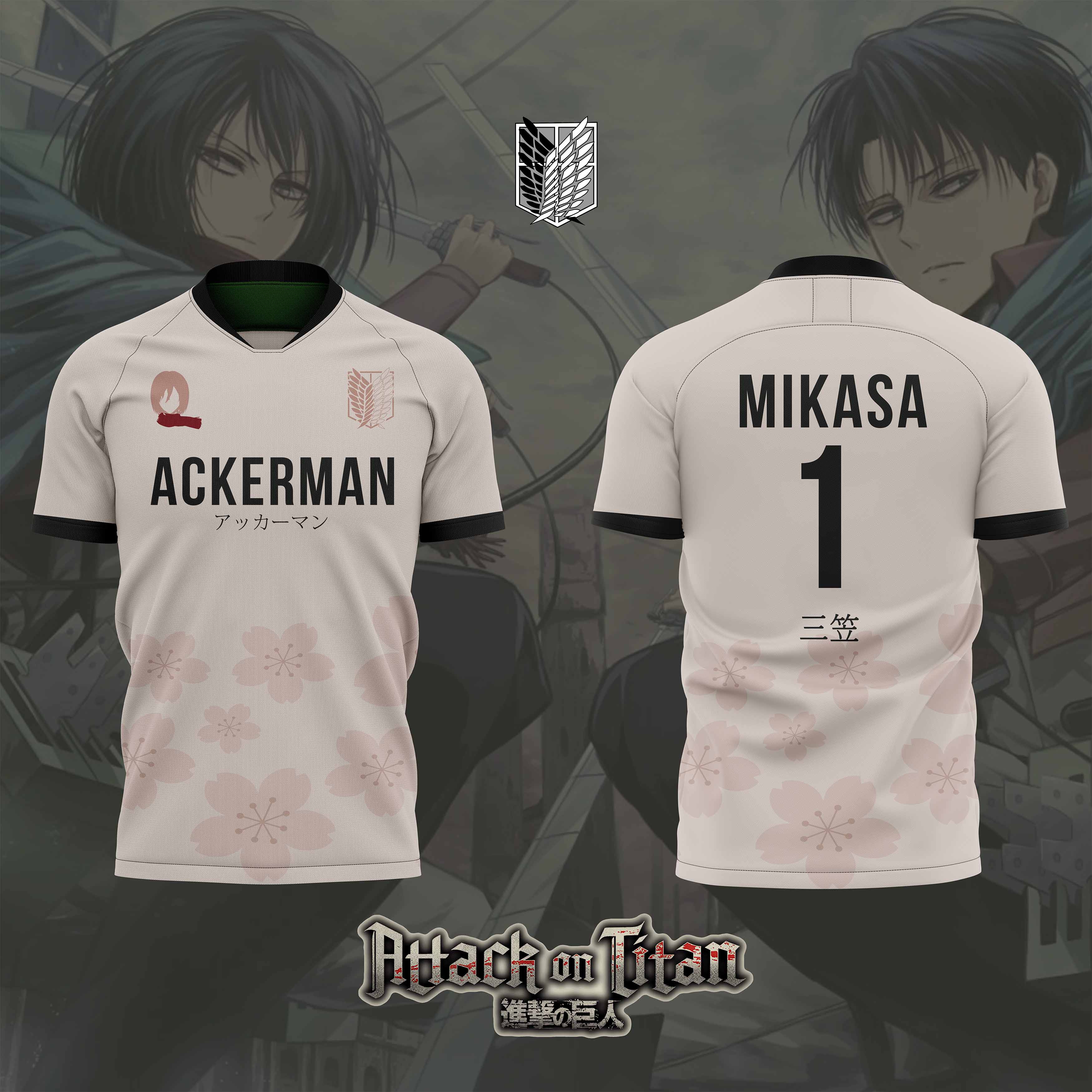 Soccer Jersey MIKASA ACKERMAN