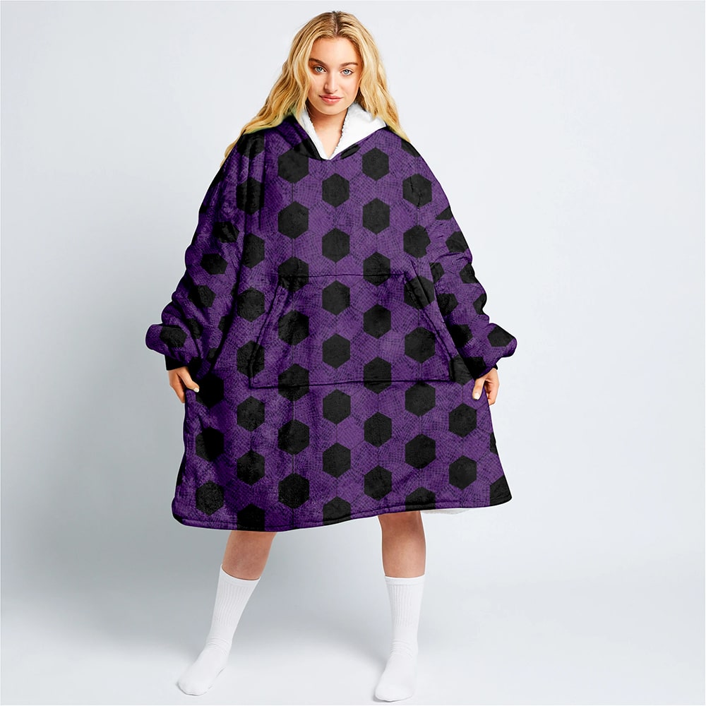 Upper Rank One Demon Slaying Blanket Hoodie