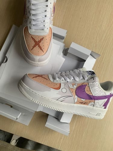 Custom Monkey D. Luffy No.6 Sneakers