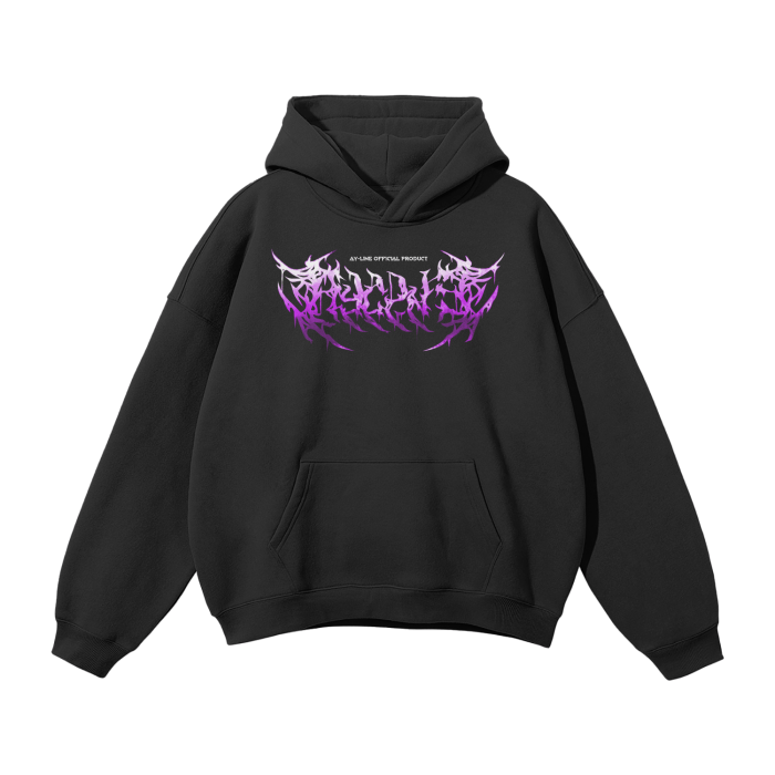 King Of Curses Streetwear Hoodie Black