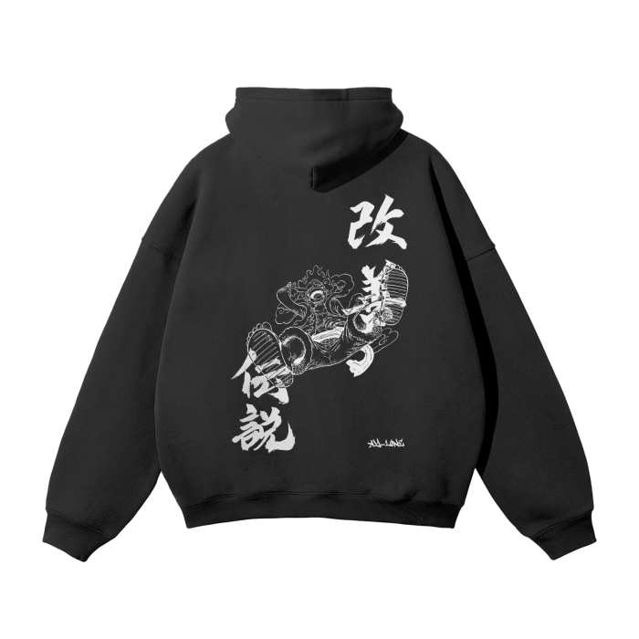 Path of the Pirate King Gear 5 Streetwear Hoodie Black