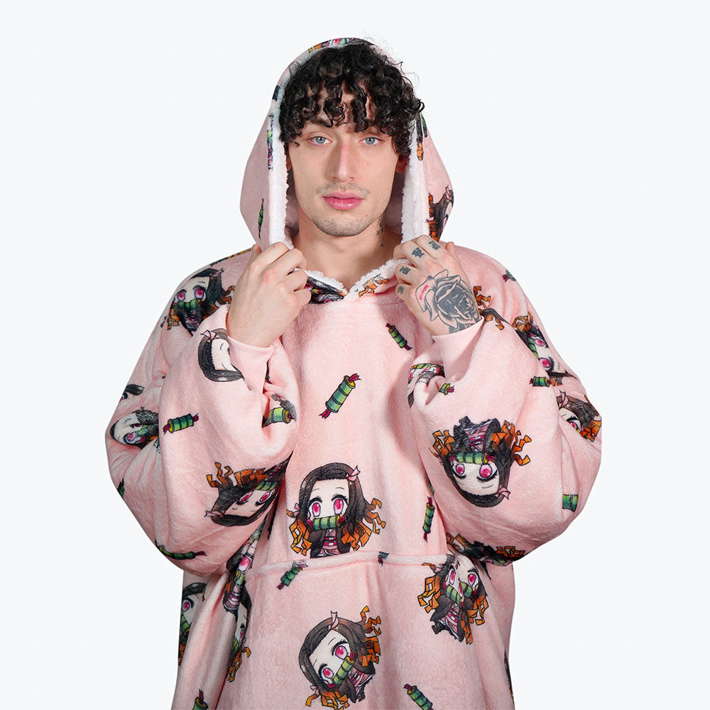 Nezuko Blanket Hoodie - Demon Slayer