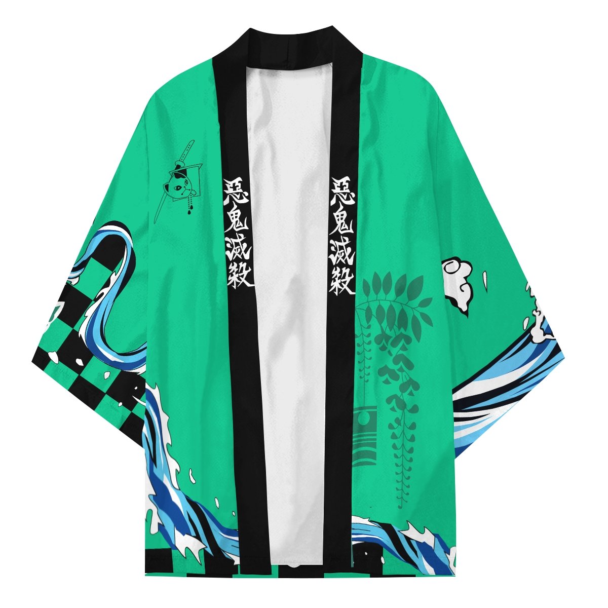 Demon Slayer Kimono - Dance of Fire and Water Kimono FDM3107