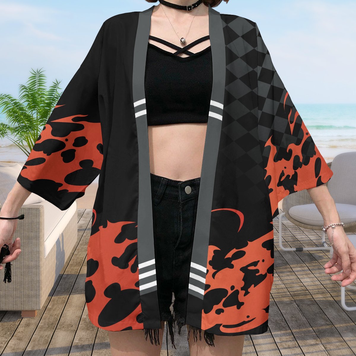 Demon Slayer Kimono - Demon Slayer Corps Kimono FDM3107