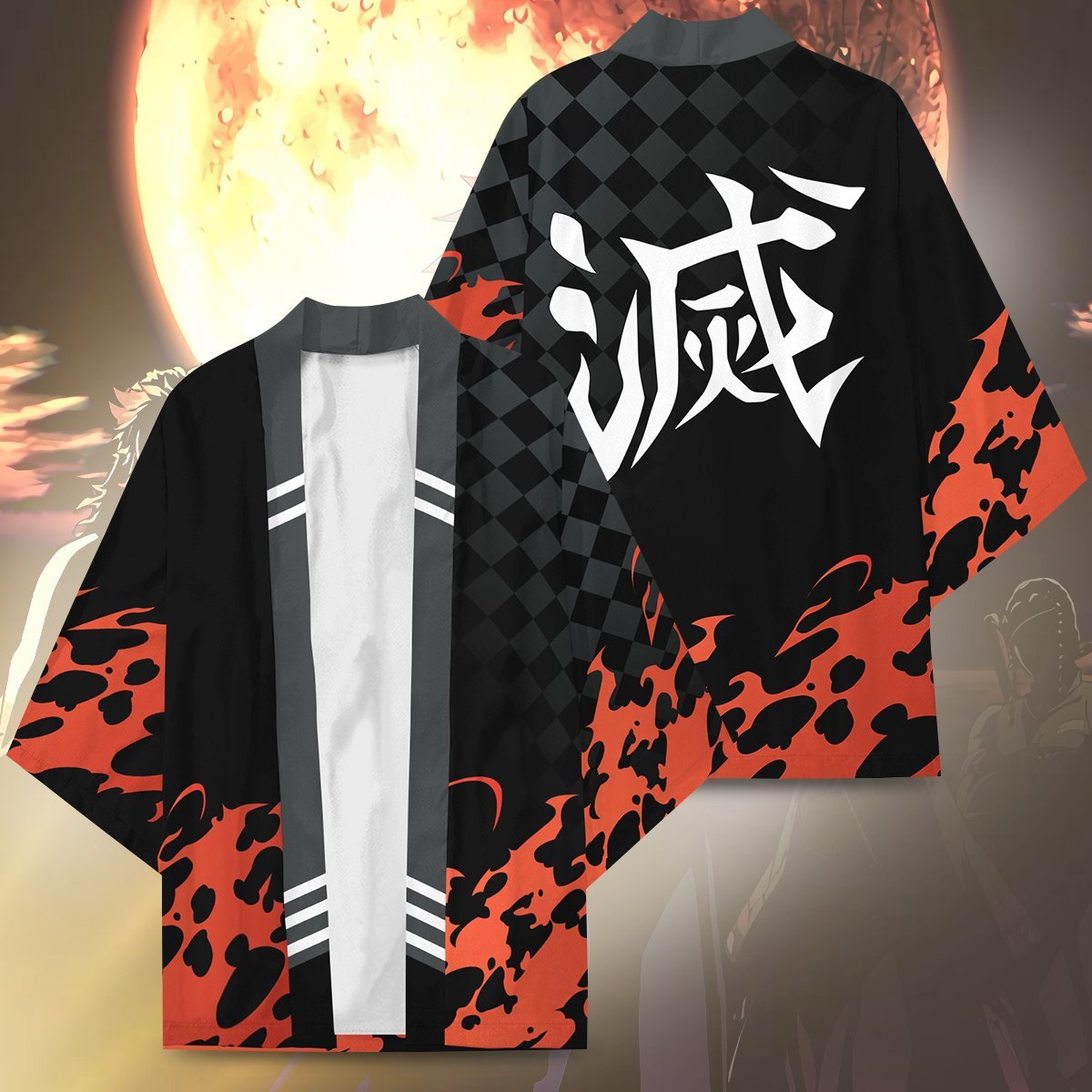 Demon Slayer Kimono - Demon Slayer Corps Kimono FDM3107