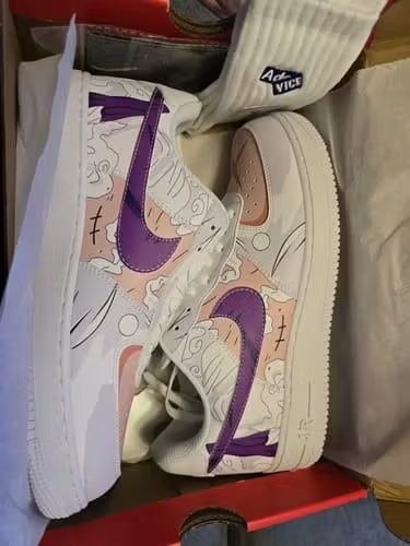 Custom Monkey D. Luffy No.6 Sneakers