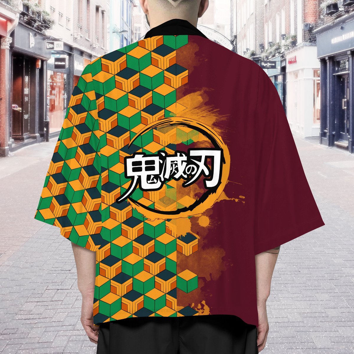 Demon Slayer Kimono - Kimetso No Yaiba Giyu Kimono FDM3107