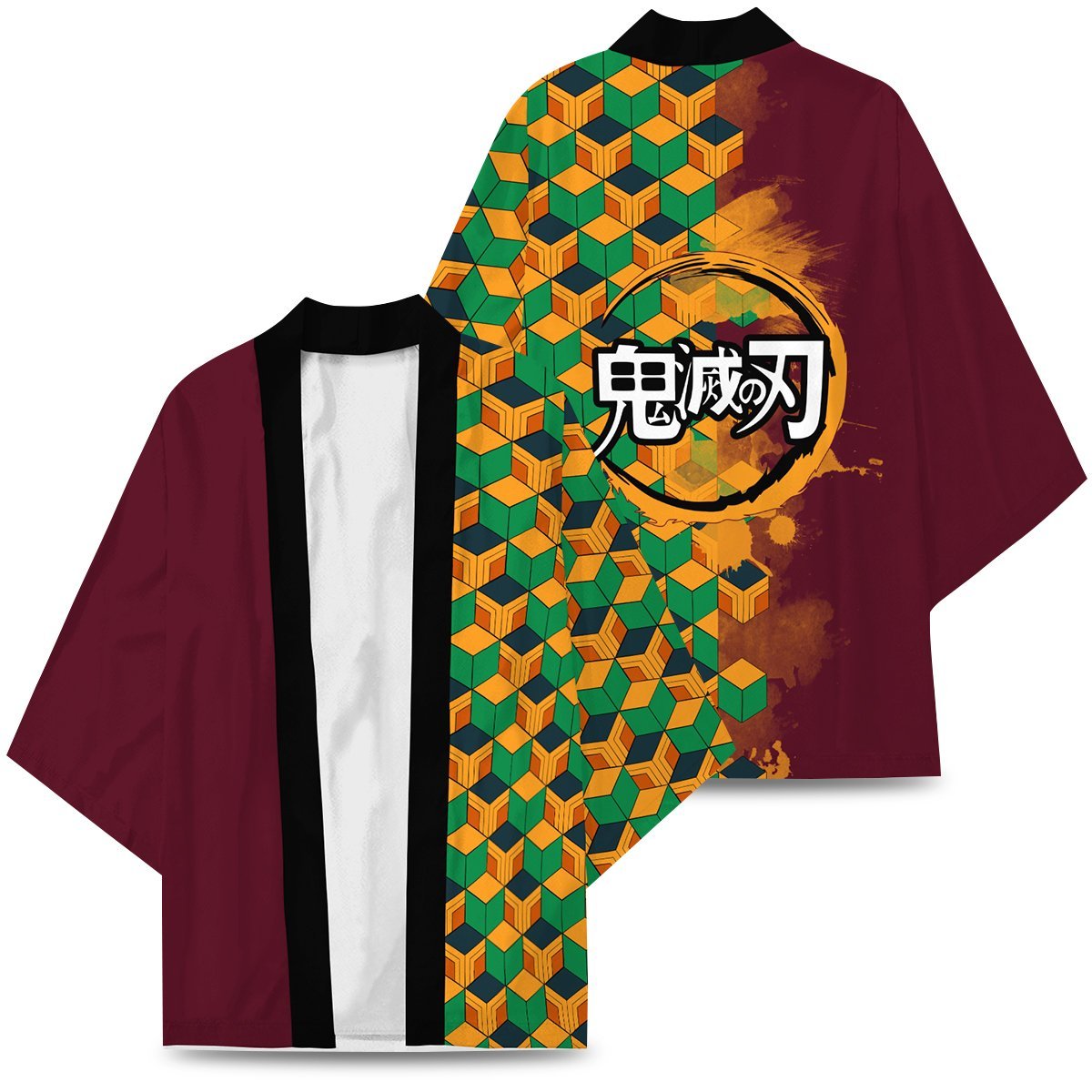 Demon Slayer Kimono - Kimetso No Yaiba Giyu Kimono FDM3107