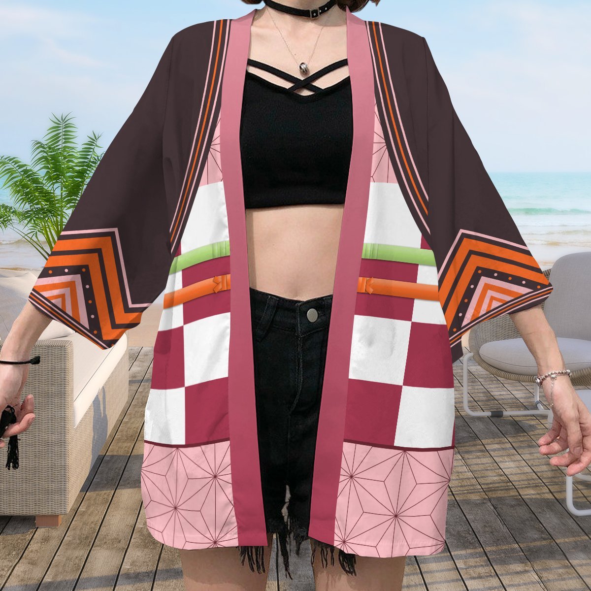 Demon Slayer Kimono - Kimetso No Yaiba Nezuko Kimono FDM3107