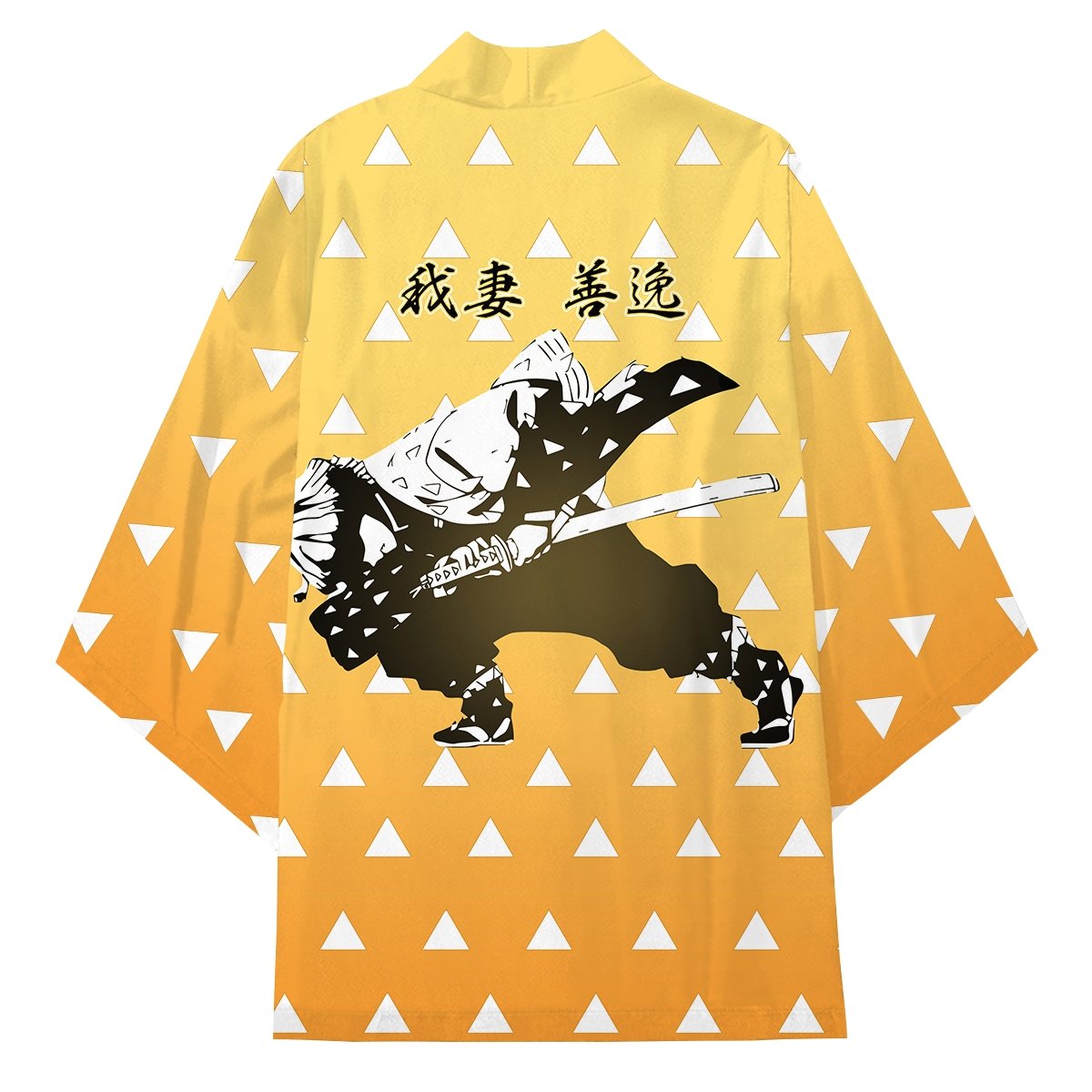 Demon Slayer Kimono - Kimetso No Yaiba Zenitsu Kimono FDM3107