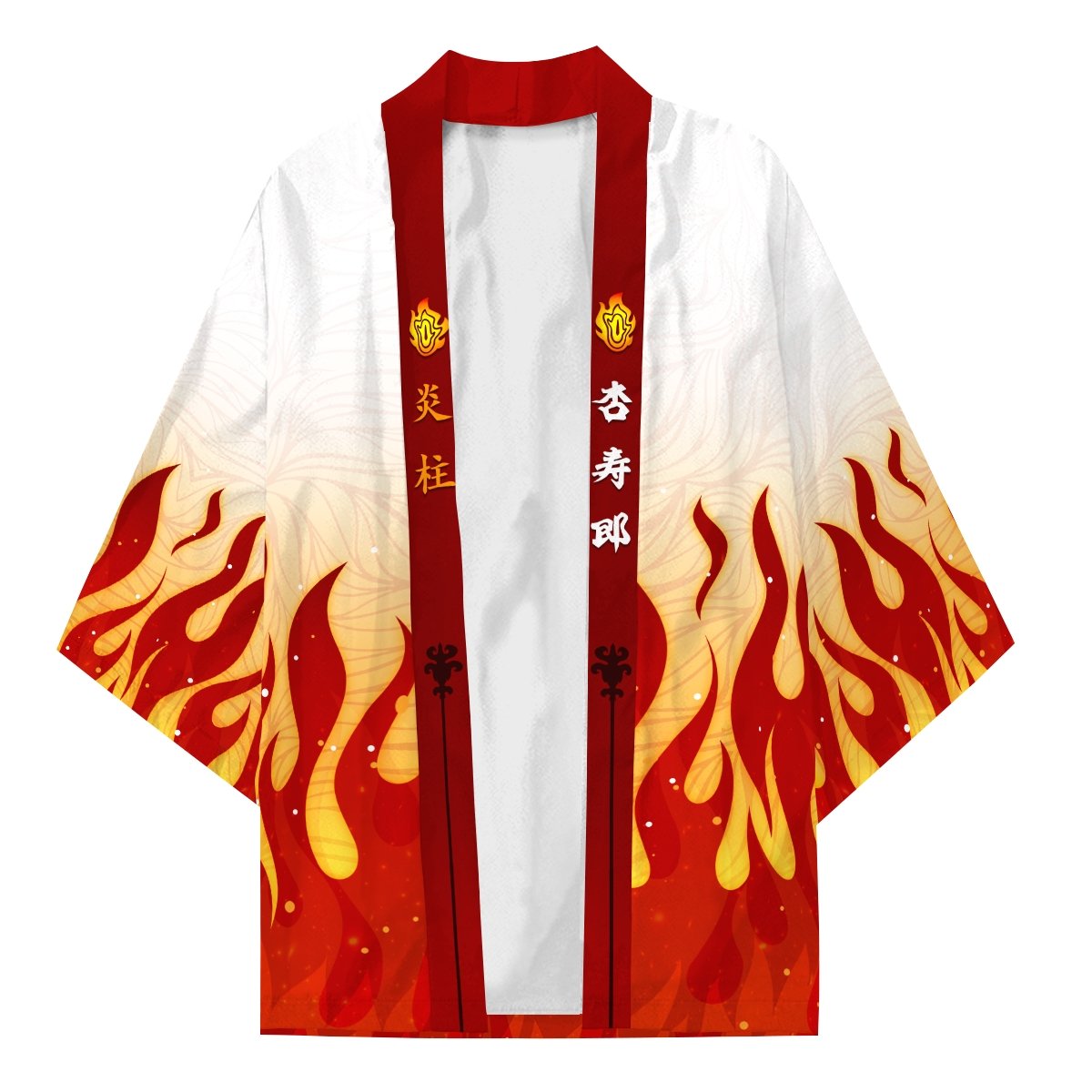 Demon Slayer Kimono - Kyojuro Fire Kimono FDM3107