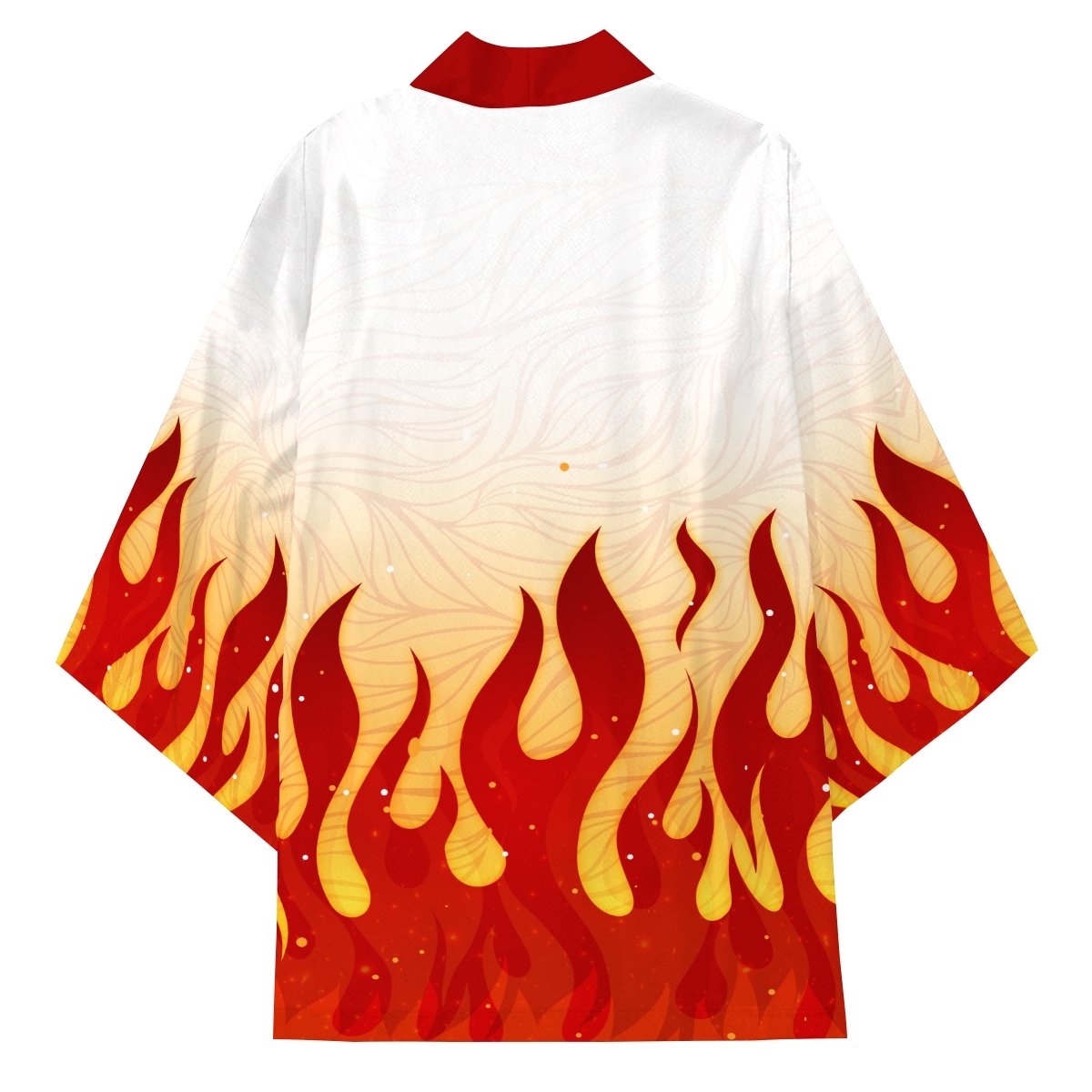 Demon Slayer Kimono - Kyojuro Fire Kimono FDM3107