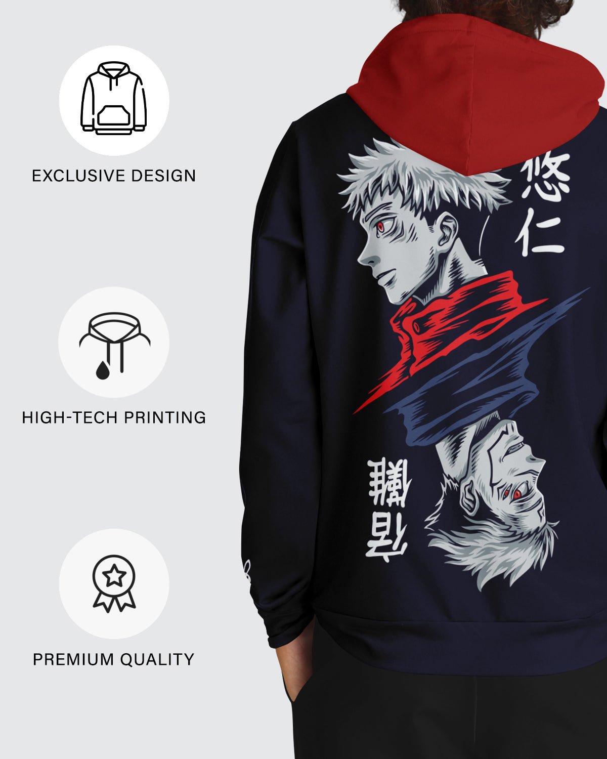 Yuji Sukuna Hoodie • Jujutsu Kaisen