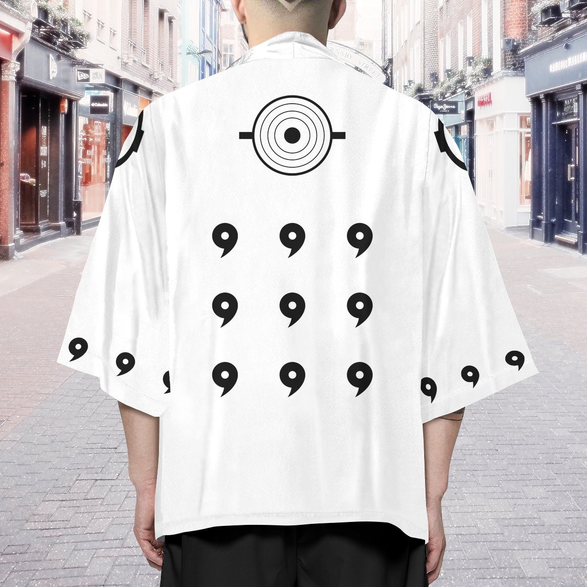 Naruto Kimono - Six Paths White Kimono FDM3107
