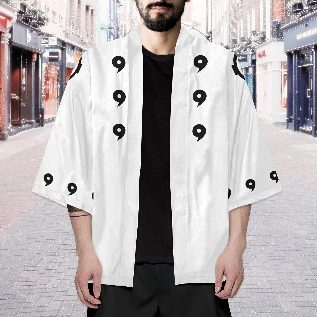 Naruto Kimono - Six Paths White Kimono FDM3107
