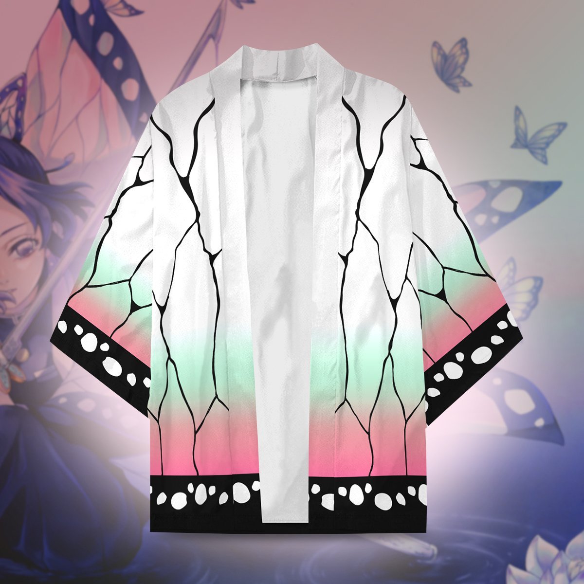 Demon Slayer Kimono - Summer Shinobu Kimono FDM3107