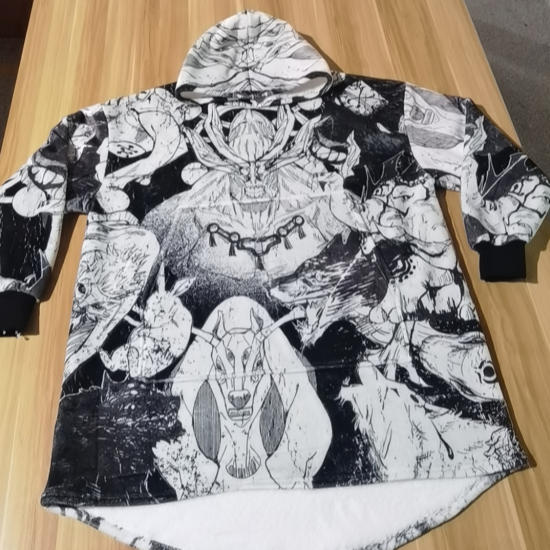 Ten Shadows Hoodie Blanket
