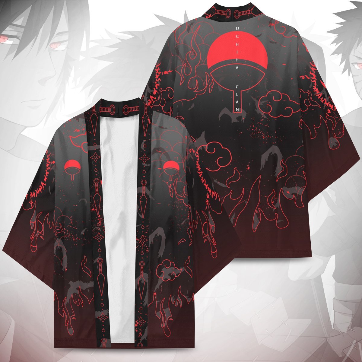 Naruto Kimono - Uchiha Emblem Kimono FDM3107