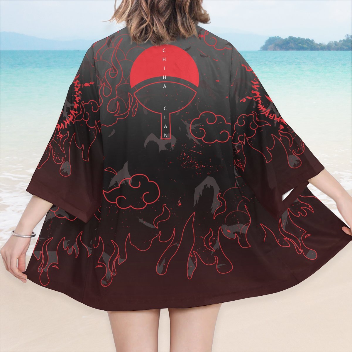Naruto Kimono - Uchiha Emblem Kimono FDM3107