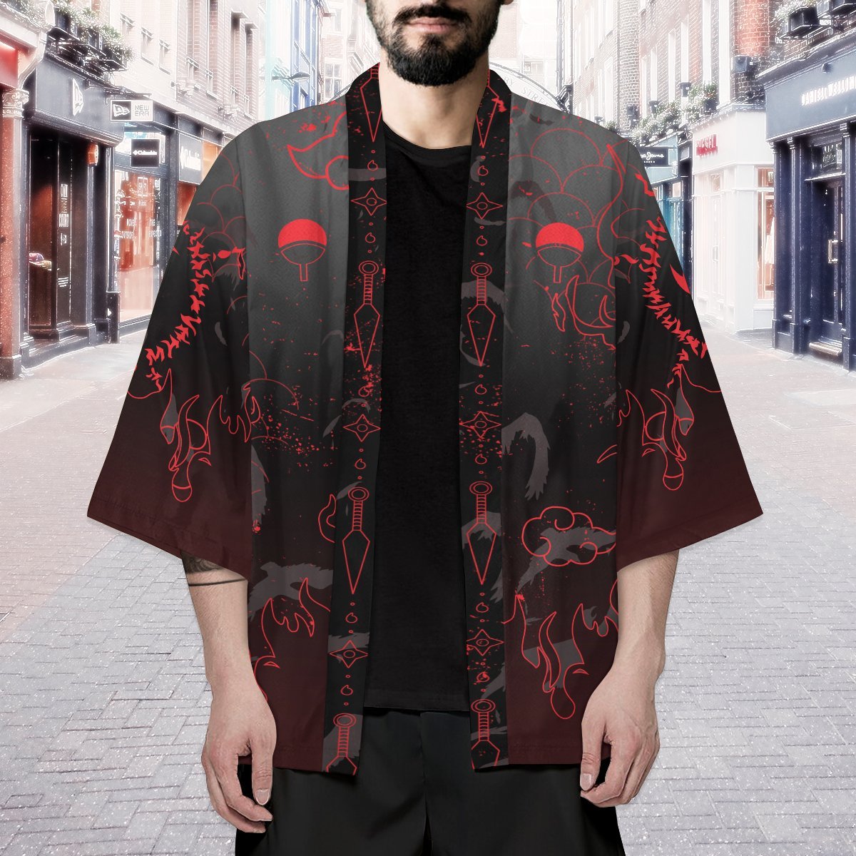 Naruto Kimono - Uchiha Emblem Kimono FDM3107