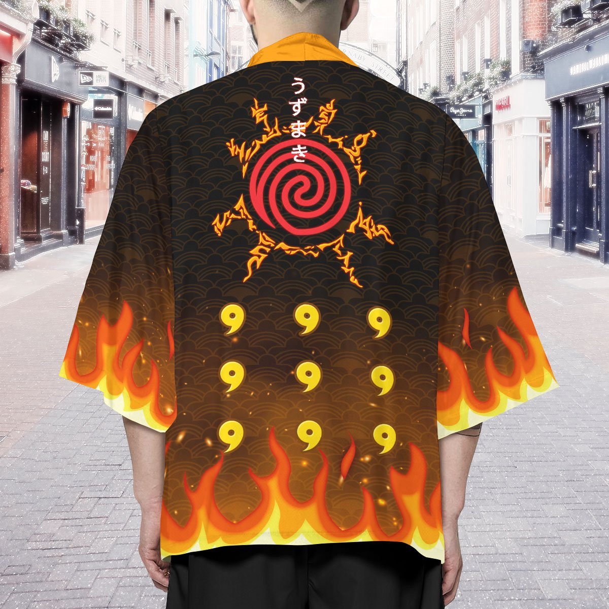 Naruto Kimono - Uzumaki Emblem Kimono FDM3107