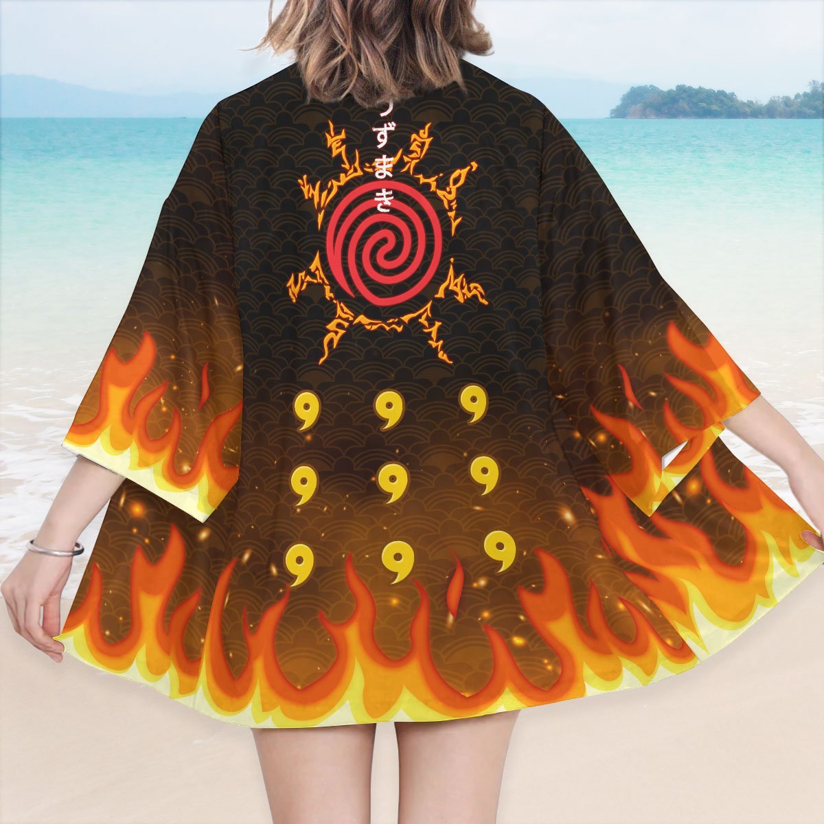 Naruto Kimono - Uzumaki Emblem Kimono FDM3107