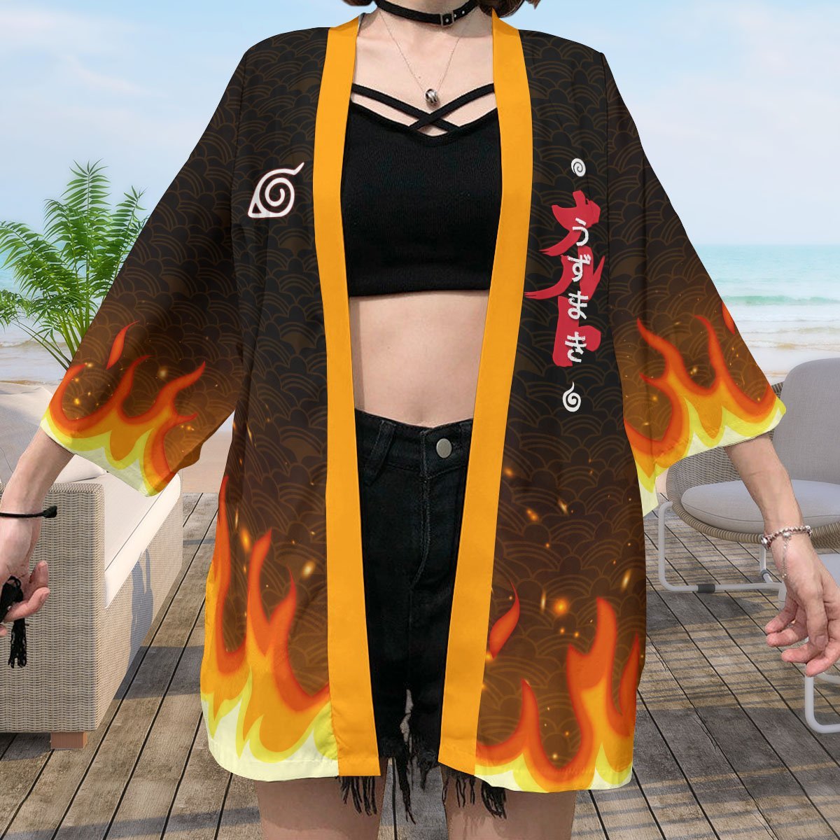 Naruto Kimono - Uzumaki Emblem Kimono FDM3107
