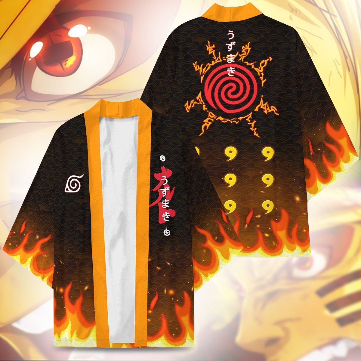 Naruto Kimono - Uzumaki Emblem Kimono FDM3107