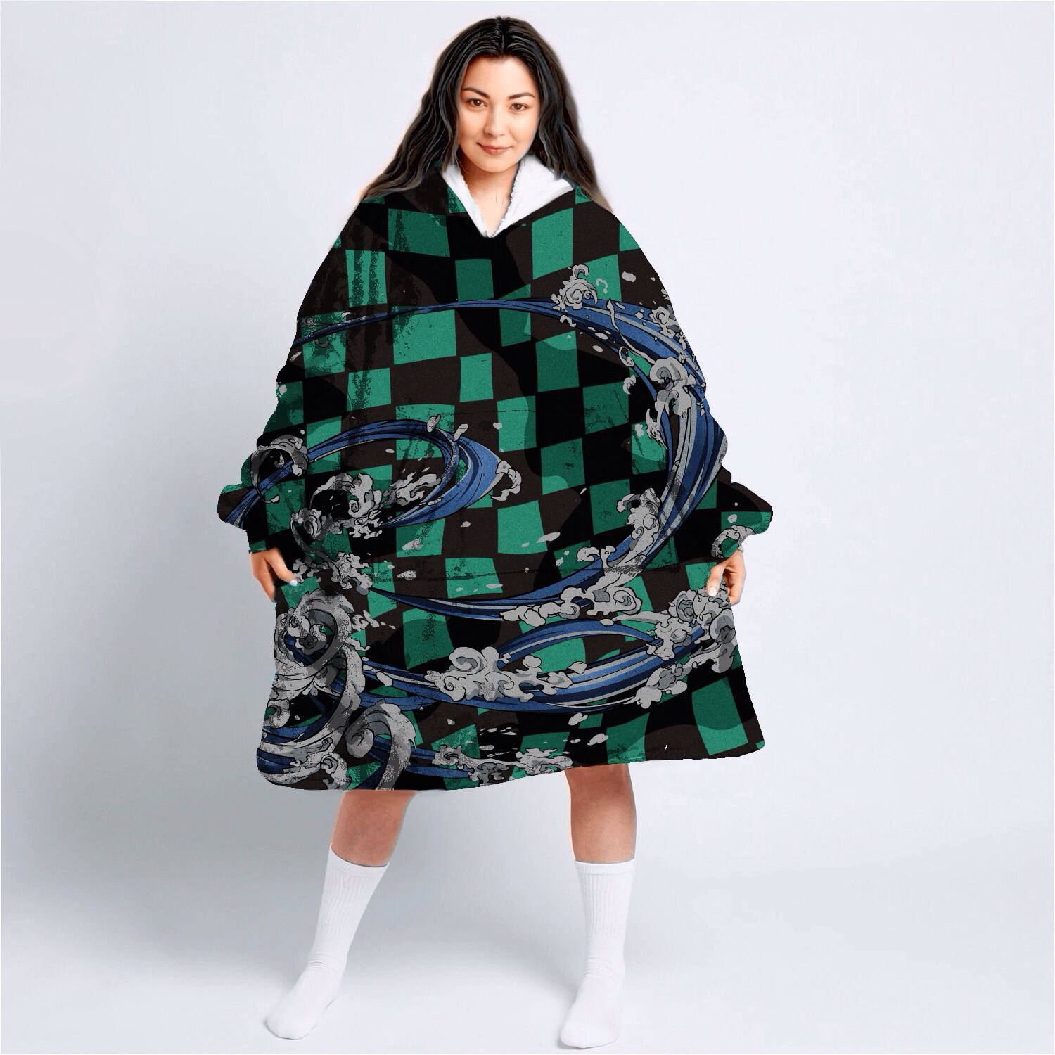 Water Breathing Hoodie Blanket