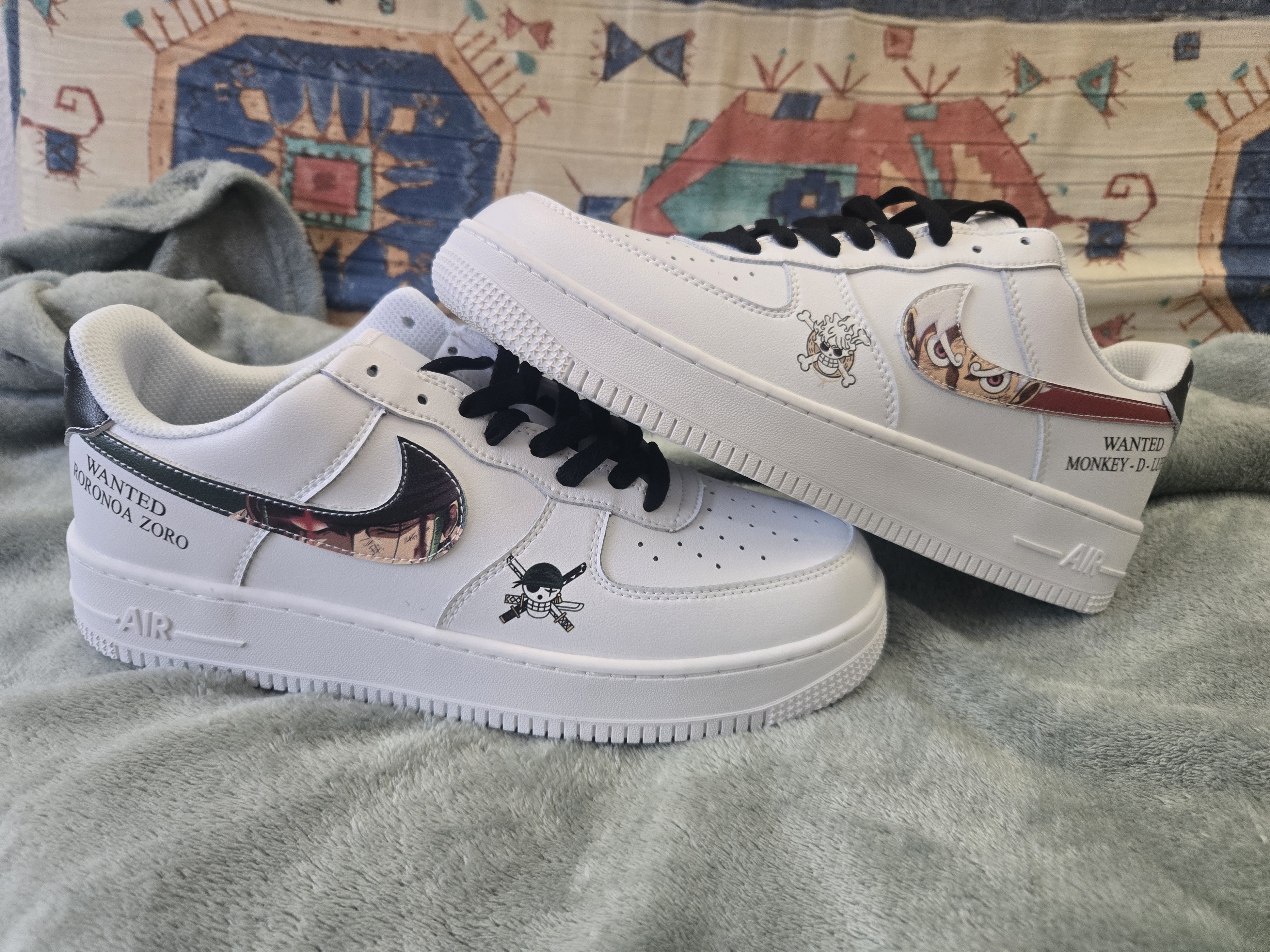 Customize Luffy & Zoro Shoes