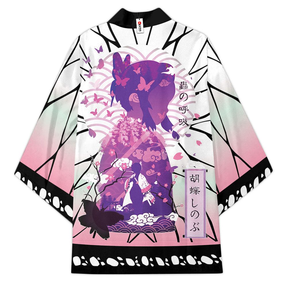 Demon Slayer Kimono - Shinobu Kocho Kimono Otaku Merch Clothes GOT1308