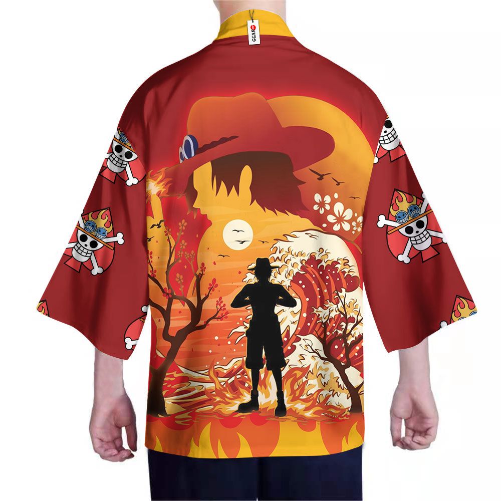 One Piece Kimono - Portgas Ace Kimono Clothes GOT1308
