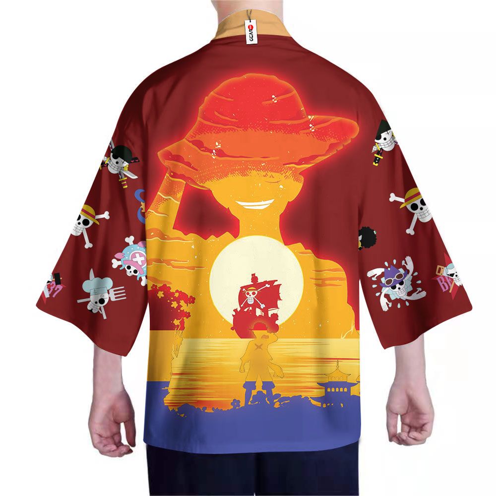 One Piece Kimono - Straw Hat Luffy Kimono Clothes GOT1308