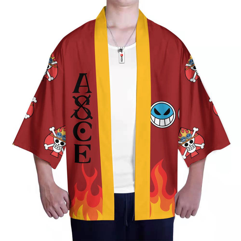One Piece Kimono - Portgas Ace Kimono Clothes GOT1308