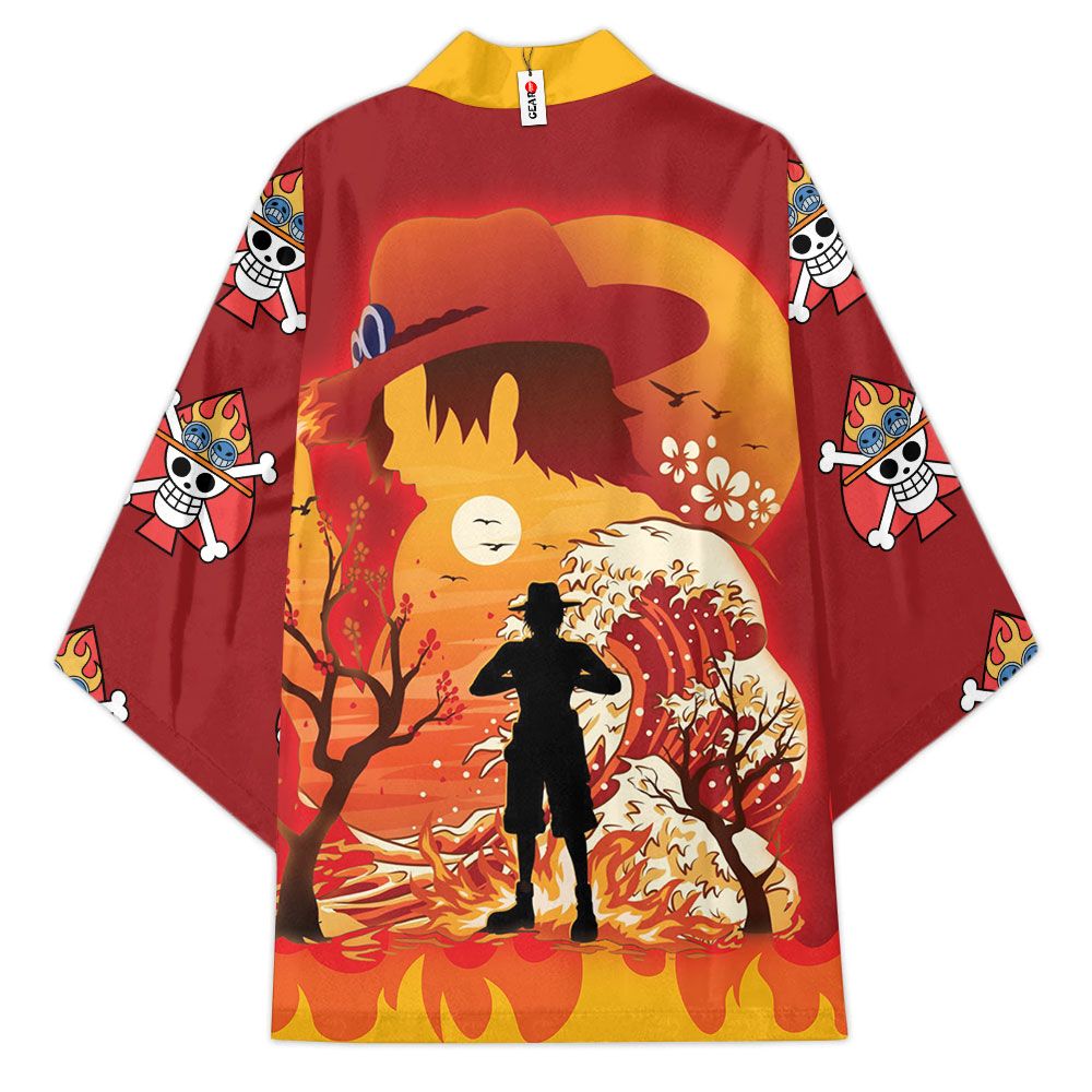 One Piece Kimono - Portgas Ace Kimono Clothes GOT1308