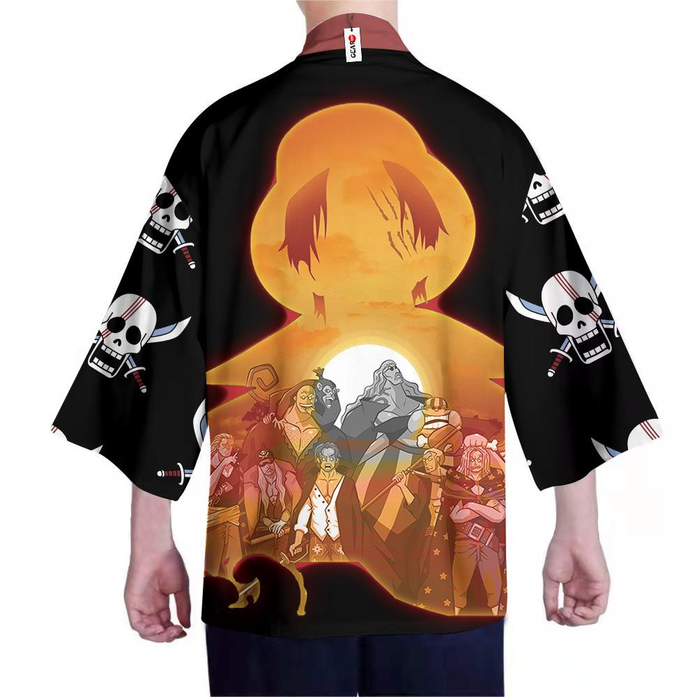One Piece Kimono - Shanks Red Hair Pirates Kimono Clothes GOT1308